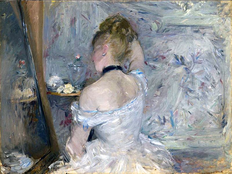 Femme &agrave; sa toilette par Berthe Morisot