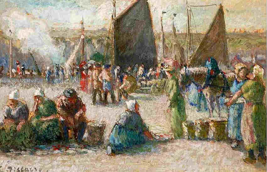 les  roses de Nice par Camille Pissaro