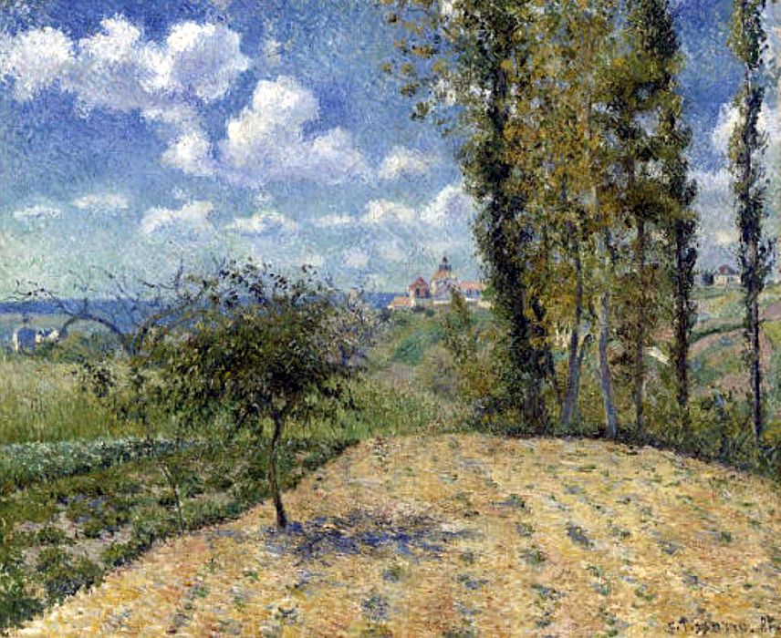 Vue sur la nouvelle prison de Pontoise par Camille Pisaro
