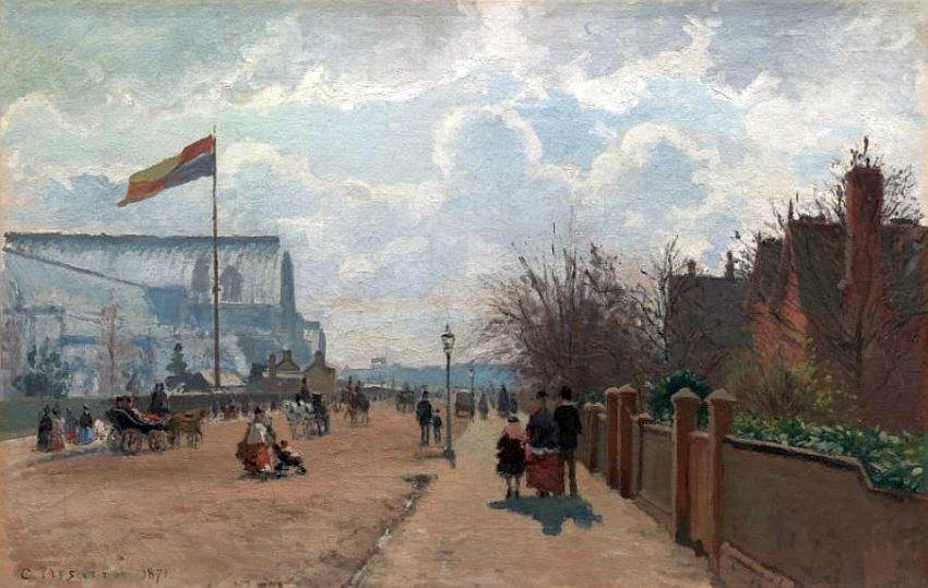 Chrystal Palace par Camille Pissaro