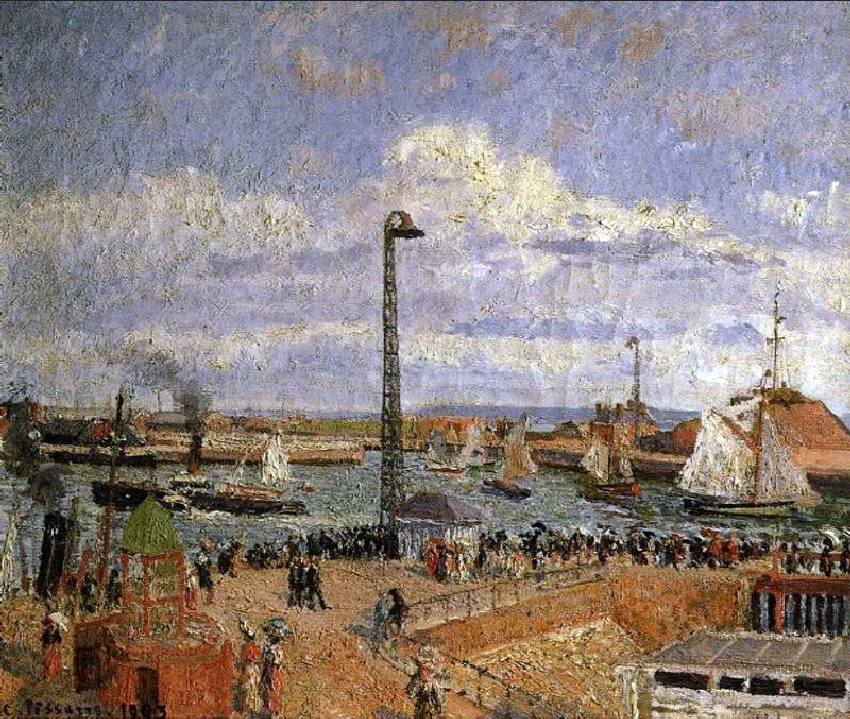 le port  du Havre par Pissaro