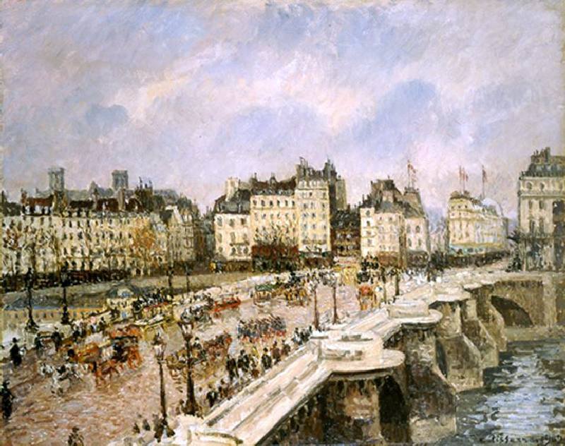 Le Pont Neuf Camille Pissaro