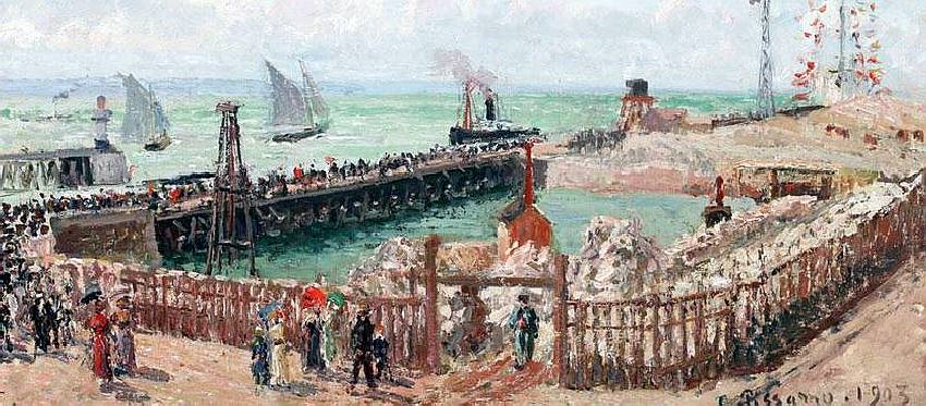 Quai du port du Havre par Camille Pissaro