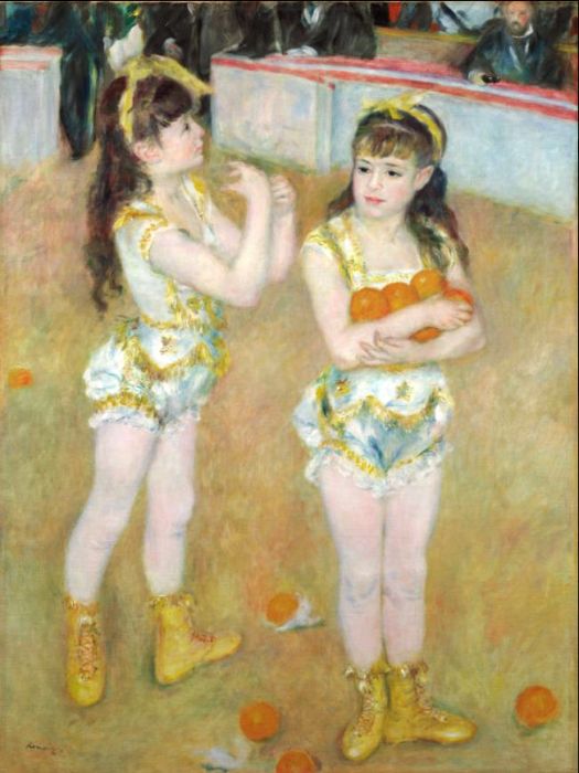 Acrobates au cirque Fernando par Pierre Auguste Renoir