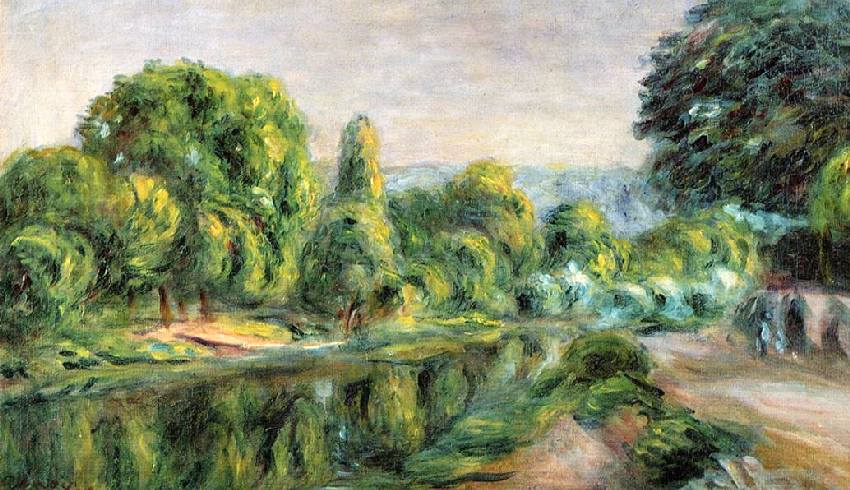 Le bras vif &agrave; Croissy  par Pierre Auguste Renoir