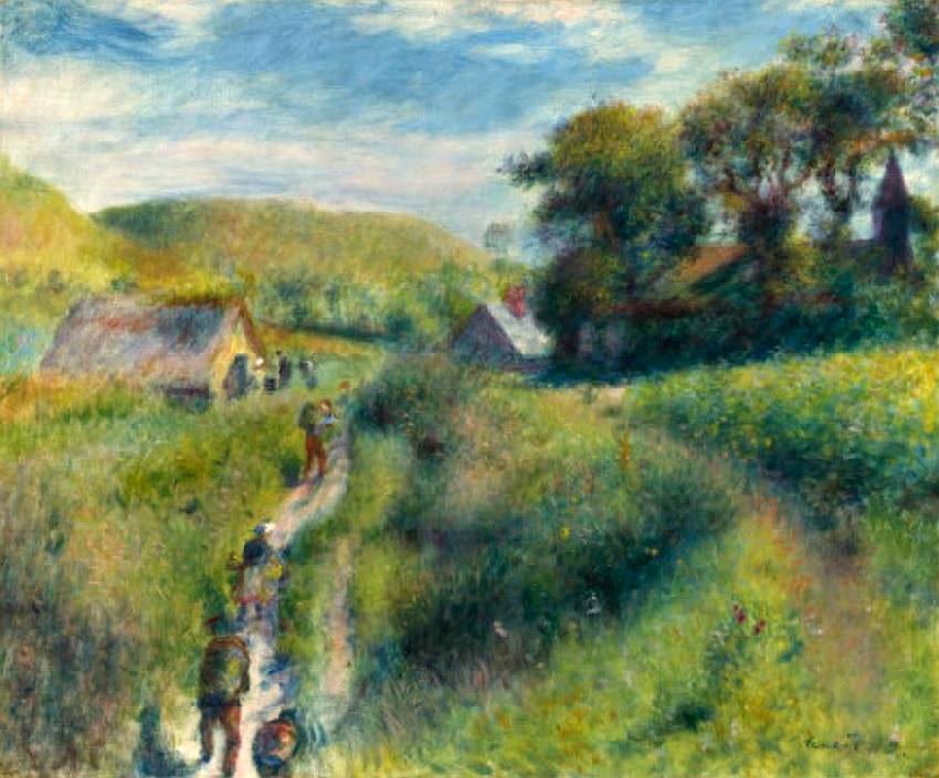 Les vendangeurs  par Pierre Auguste  Renoir 