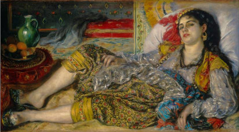 L'odalisque  par Pierre Auguste  Renoir 