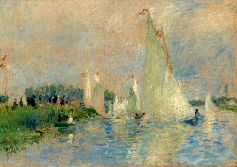 R&eacute;gates &agrave; Argenteuil  par Pierre Auguste  Renoir 