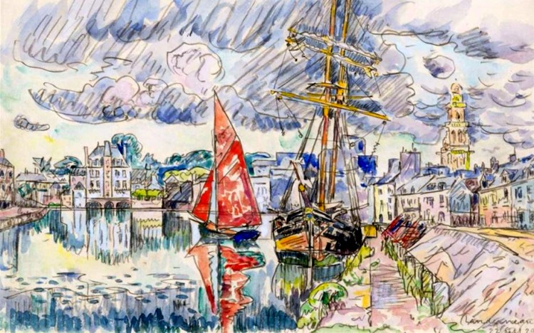 Landerneau par Paul Signac