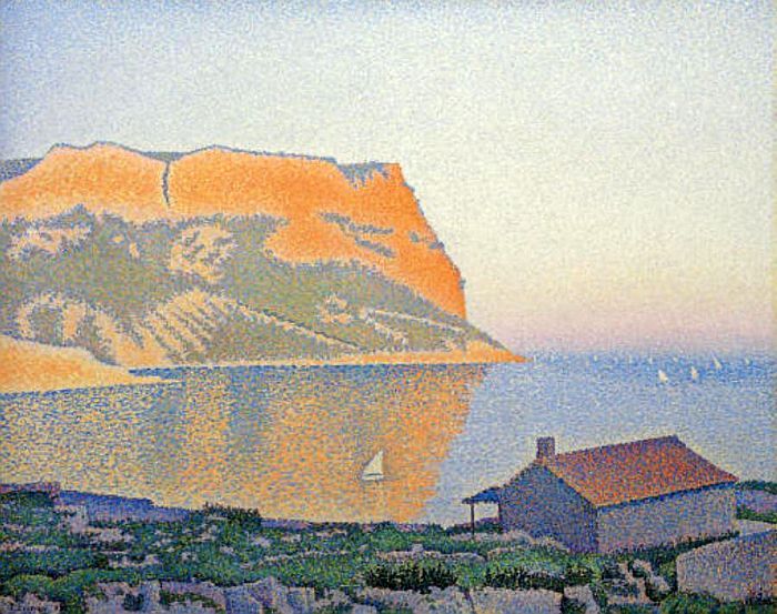 Cassis, le Cap Canaille  par Paul Signac