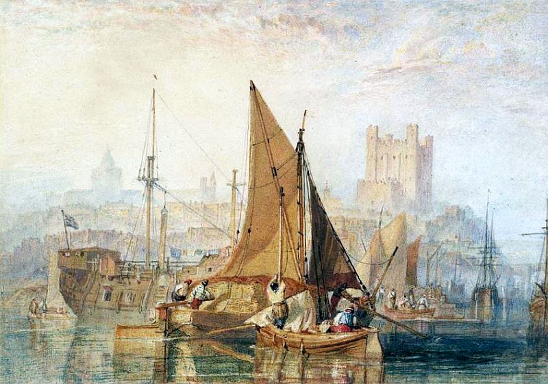 Rochester on the river Medway - William Turner</font></b></font>