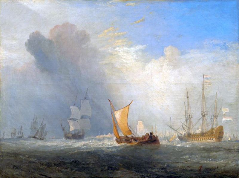Ferry-boat in Rotterdam  by William Turner