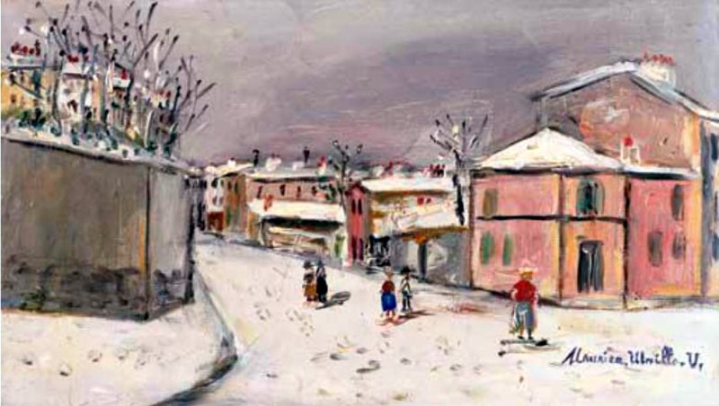 L'&eacute;glise Saint-Severin par Utrillo