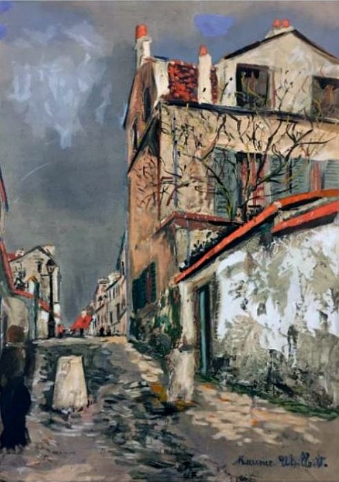 Rue Cortot par Utrillo
