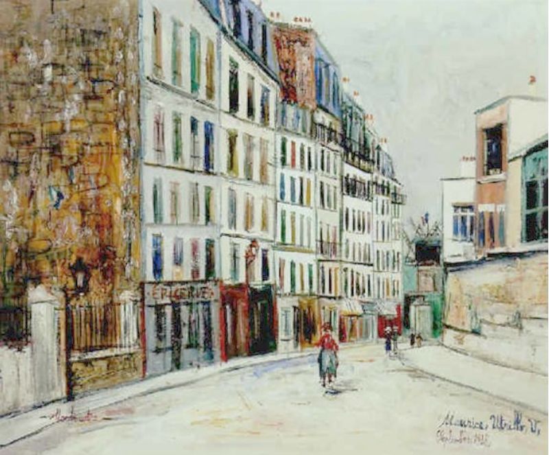 Rue Lepic par Utrillo