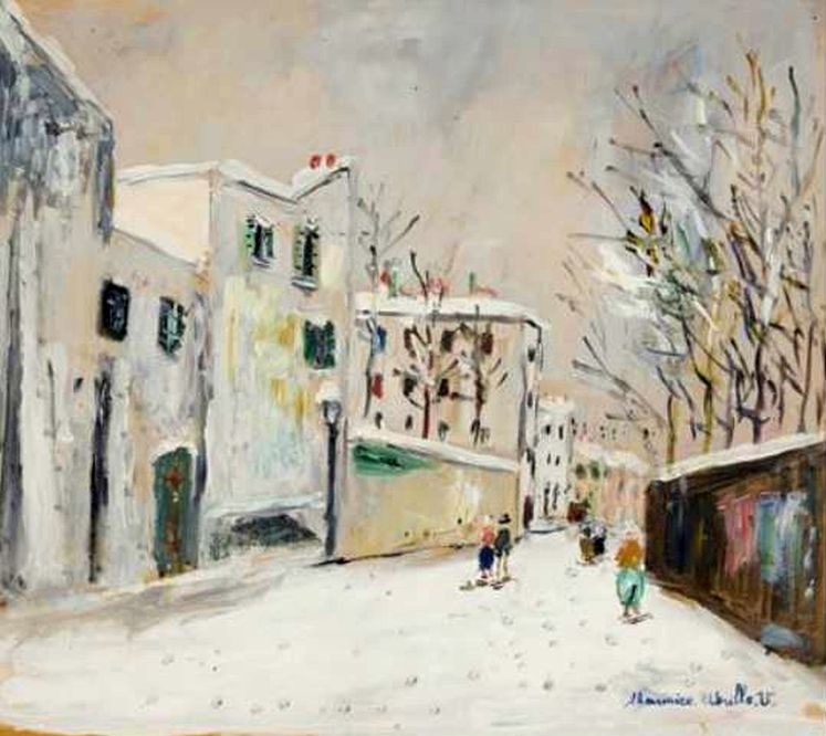 Rue St-Vincent par Utrillo