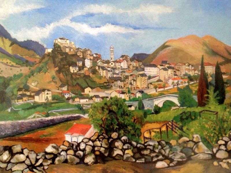 Vue de  Corte par Suzanne Valadon