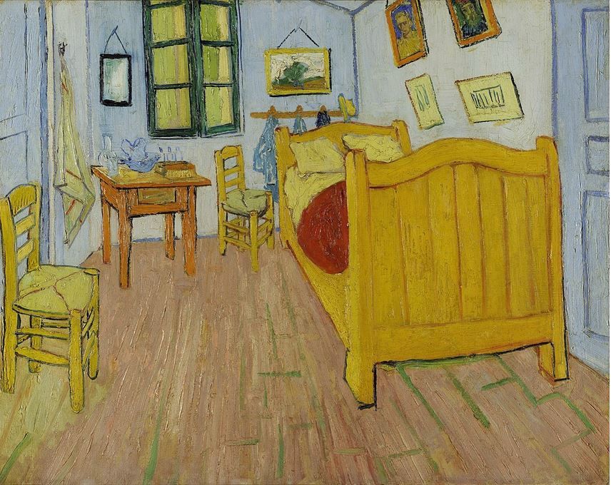 La chambre &agrave; coucher van Gogh