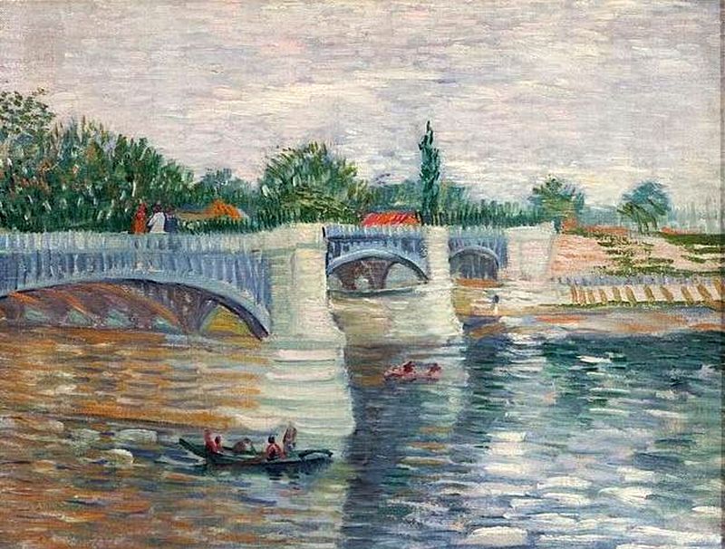 La Seine et le Pont de la Grande Jatte par Vincent van Gogh