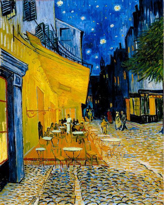 Terrasse de caf&eacute; &agrave; Arles Van Gogh