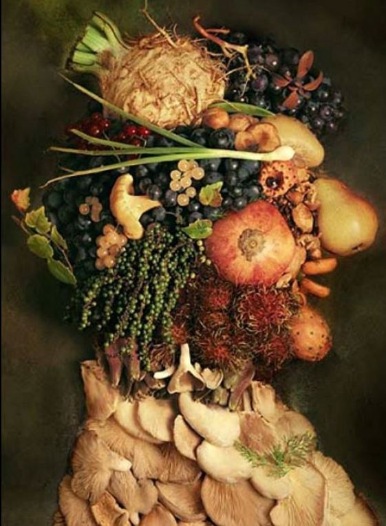 portrait legumes et fruits Arcimboldo