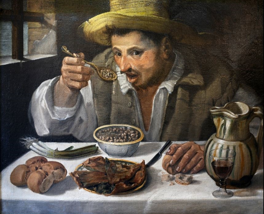 le mangeur de haricots par Annibale Carrache